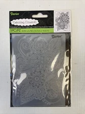 Darice Embossing Essentials Folder 1218-28 Henna Paper Hobby Craft Stencil