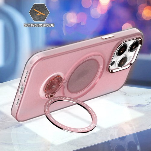 For Apple iPhone 15 Plus MagSafe Compatible Stand Hybrid Frame PC Case Cover - 第 5/32 張圖片