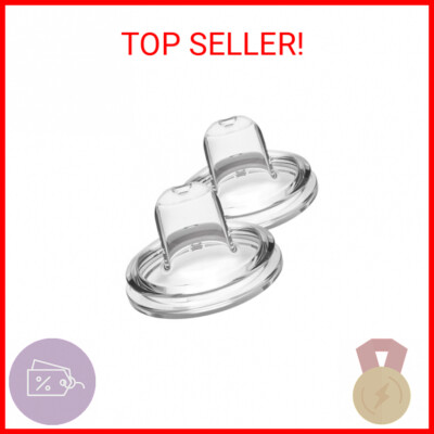 Dr. Brown's Options+ Wide-Neck Baby Bottle Sippy Spout, 2Count