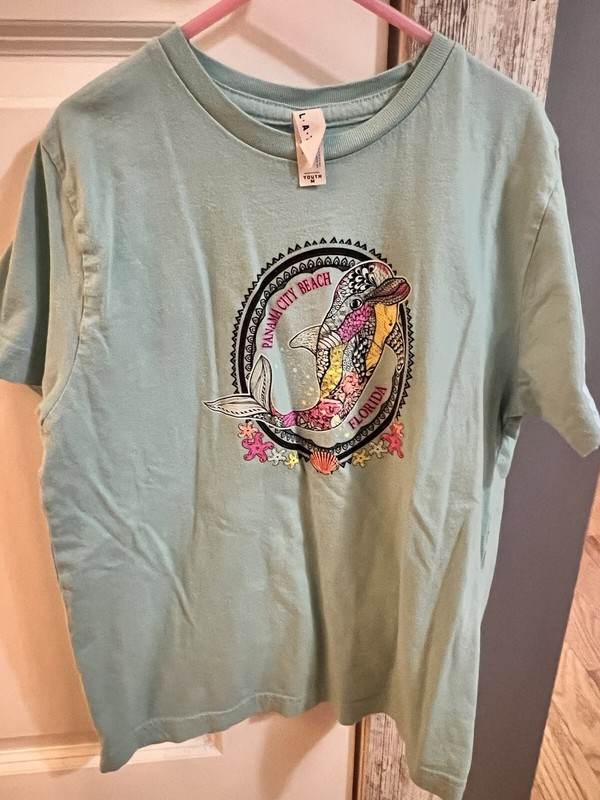 Girls Panama City Beach T Shirt Size Medium 