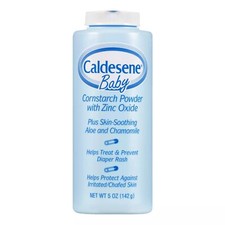 Caldesene Cornstarch Baby Powder with Zinc Oxide Talc Free 5 Ounce Pack of 4