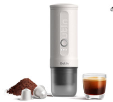 OutIn Nano Tragbare Espressomaschine mit Akku (Perlweiss)