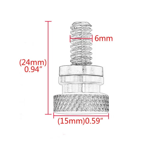 Fender Rear Seat Bolt Nut Tab Mount Kit for Harley Softail Sportster Davidson - Picture 5 of 12