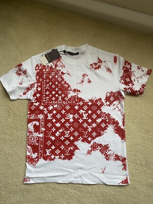 Louis Vuitton Monogram Bandana Printed T-Shirt Size L UK