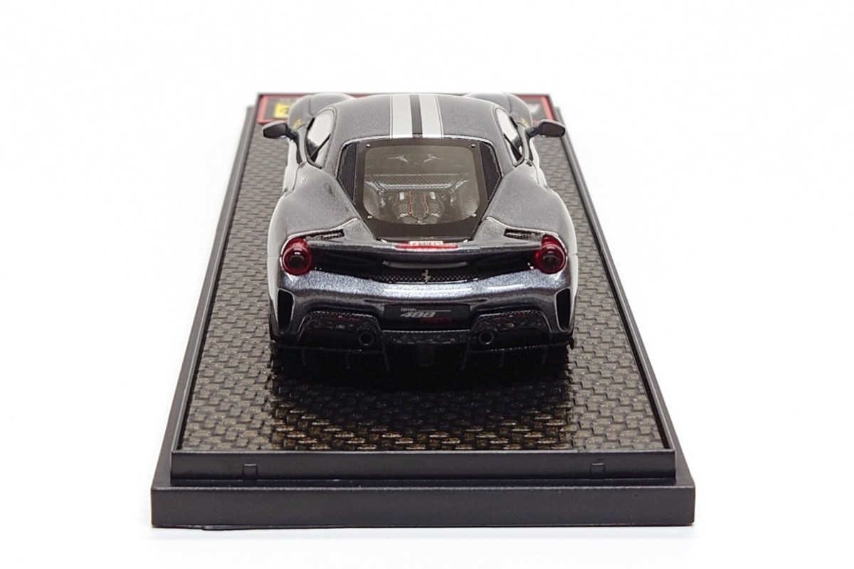 BBR Models 1:43 Ferrari 488 Pista Romans International in Grigio