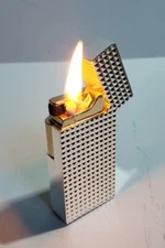 VINTAGE RETRO STYLE ROLLER LIGHTER Classic Retro Fuel Saving Lighter O Ring USA