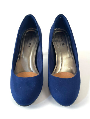 Comfort Plus by Predictions, Blue Womens Pumps, Size 7