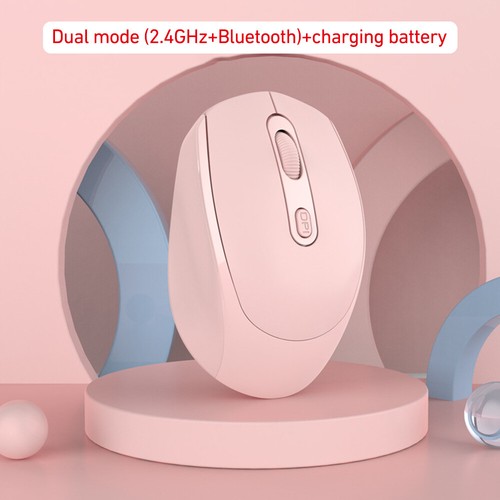 Bluetooth 2.4G Wireless Silent Mouse Optical Mouse for MacBook with USB Receiver - Picture 29 of 31