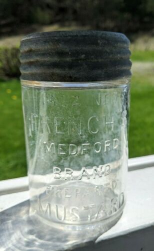 Vintage 1940's Nash's Prepared Mustard Jolly Joe Bank Glass Face