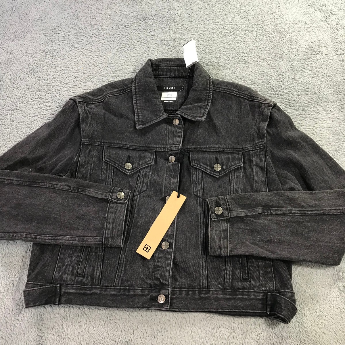 KSUBI Jacket Womens Large Whitney Jacket Navana Denim Jacket