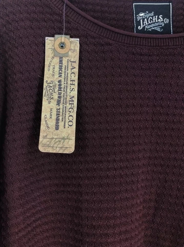 NEW Men's J.A.C.H.S Sweater Sz XX Large Winter Red - Image 2 of 3