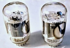 Lot of 2 Sylvania 15MF8 Triode-Beam Power Tubes Tested Free Shipping