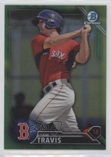 2016 Bowman Chrome Prospects Green Refractor 73/99 Sam Travis #BCP229 i5q