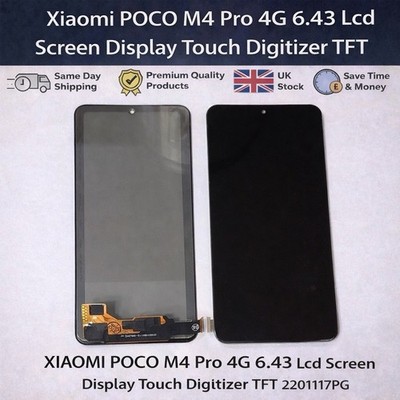 Xiaomi POCO M4 Pro 4G 6,43 Lcd Display Touch Digitizer TFT 2201117PG
