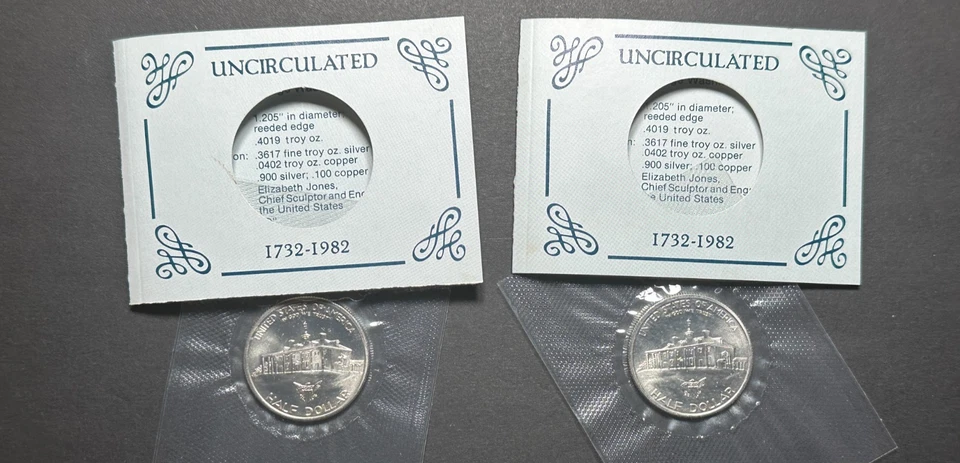 1982-D 50C Washington (Regular Strike) - Image 2 of 2