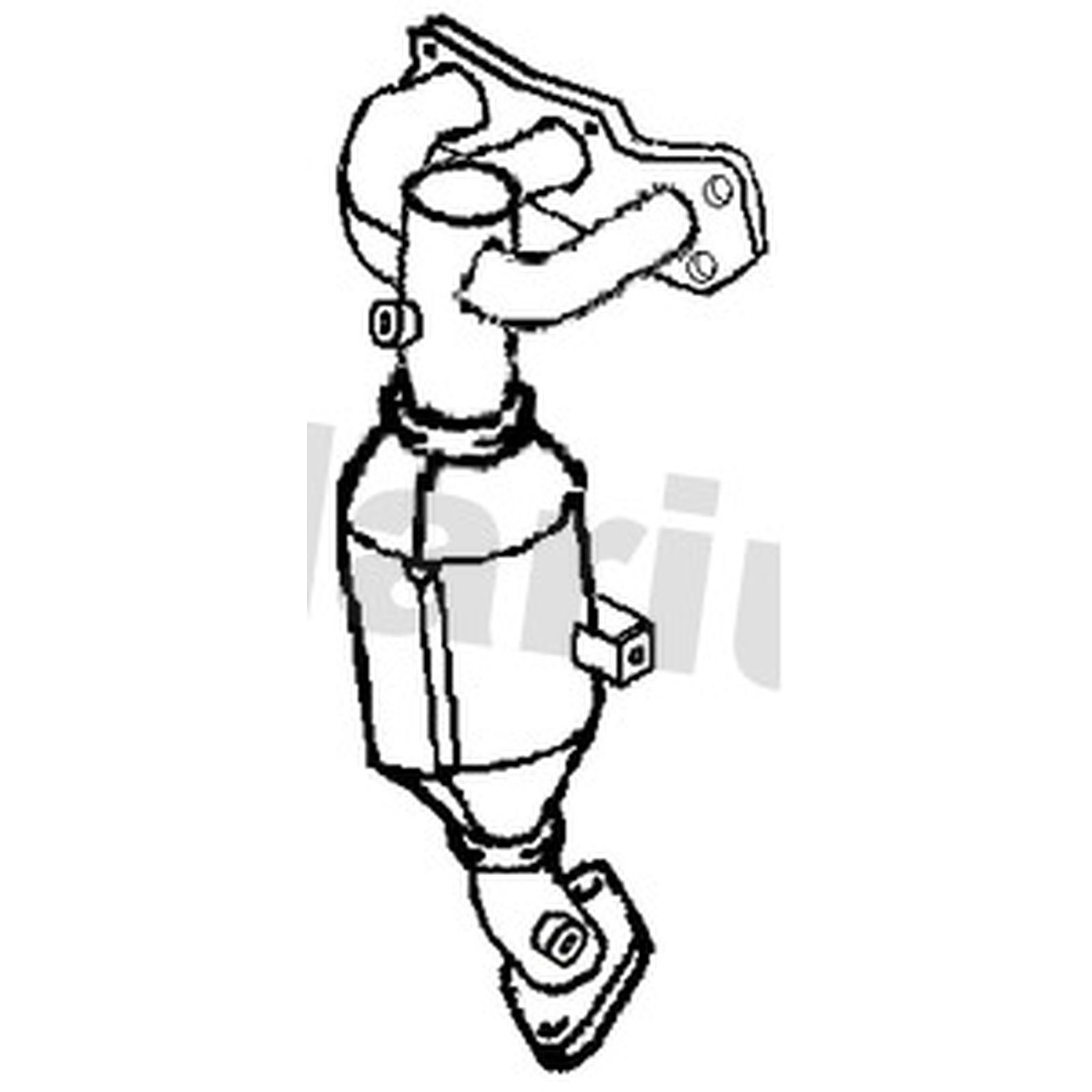 Catalytic Converter Type Approved 323454 Klarius 140044A00C 4700598