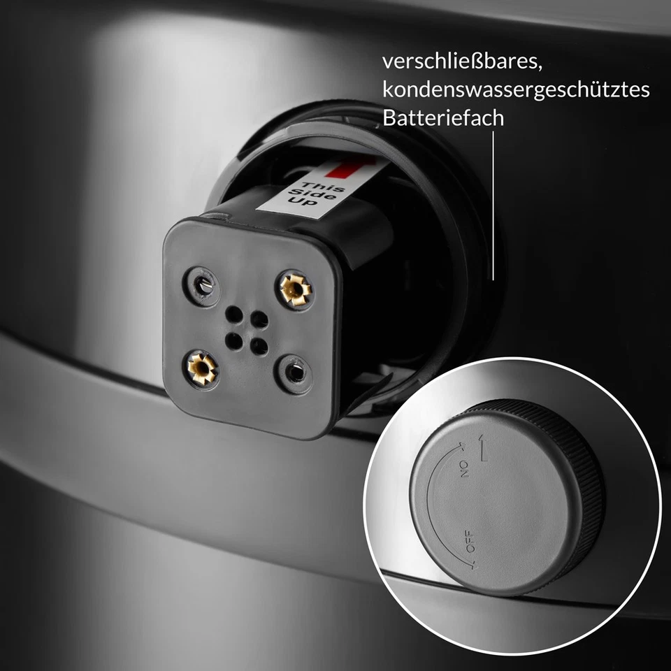 MONZANA® Mülleimer mit Sensor Abfalleimer Automatik Küche Edelstahl 30 40 50 L - Bild 4 von 4