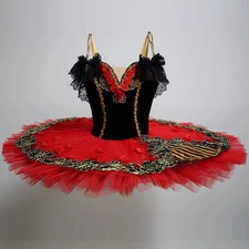 Red Professional Ballet Tutu Ballet Ballet Costumes Dance Costume Skating Dress