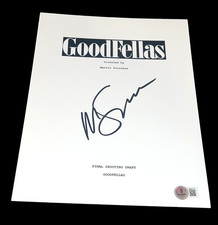 MARTIN SCORSESE SIGNED AUTOGRAPH MOVIE SCRIPT GOODFELLAS BECKETT BAS COA AUTO X4
