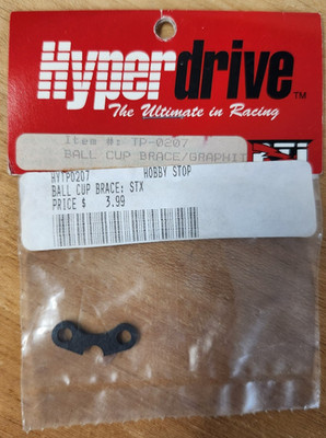 HyperDrive TP-0207 STX Ball Cup Brace Graphite H10STX RC Pan Car