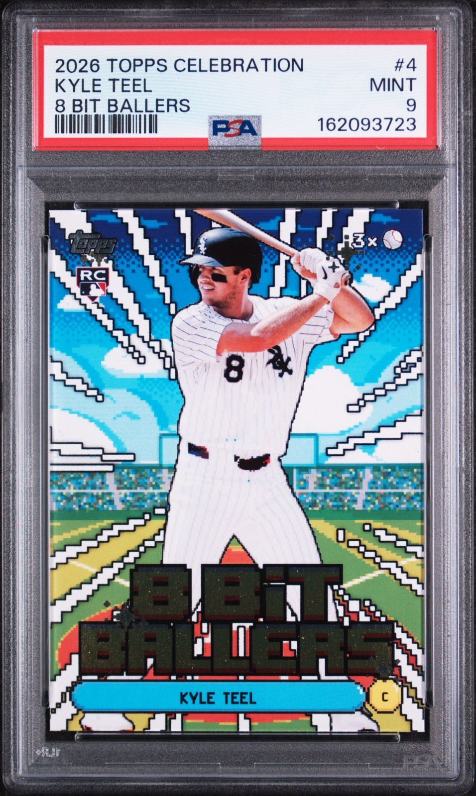 POP 1 2026 Topps #8B-4 Kyle Teel 8 Bit Ballers PSA 9 MINT