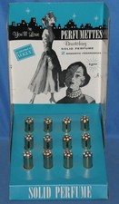 Vintage Jeweled Perfumette 12 Solid Perfume Sticks Original Display & Product