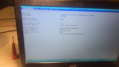 Acer Aspire V3-371 Mainboard mit Intel Core i3-4005U