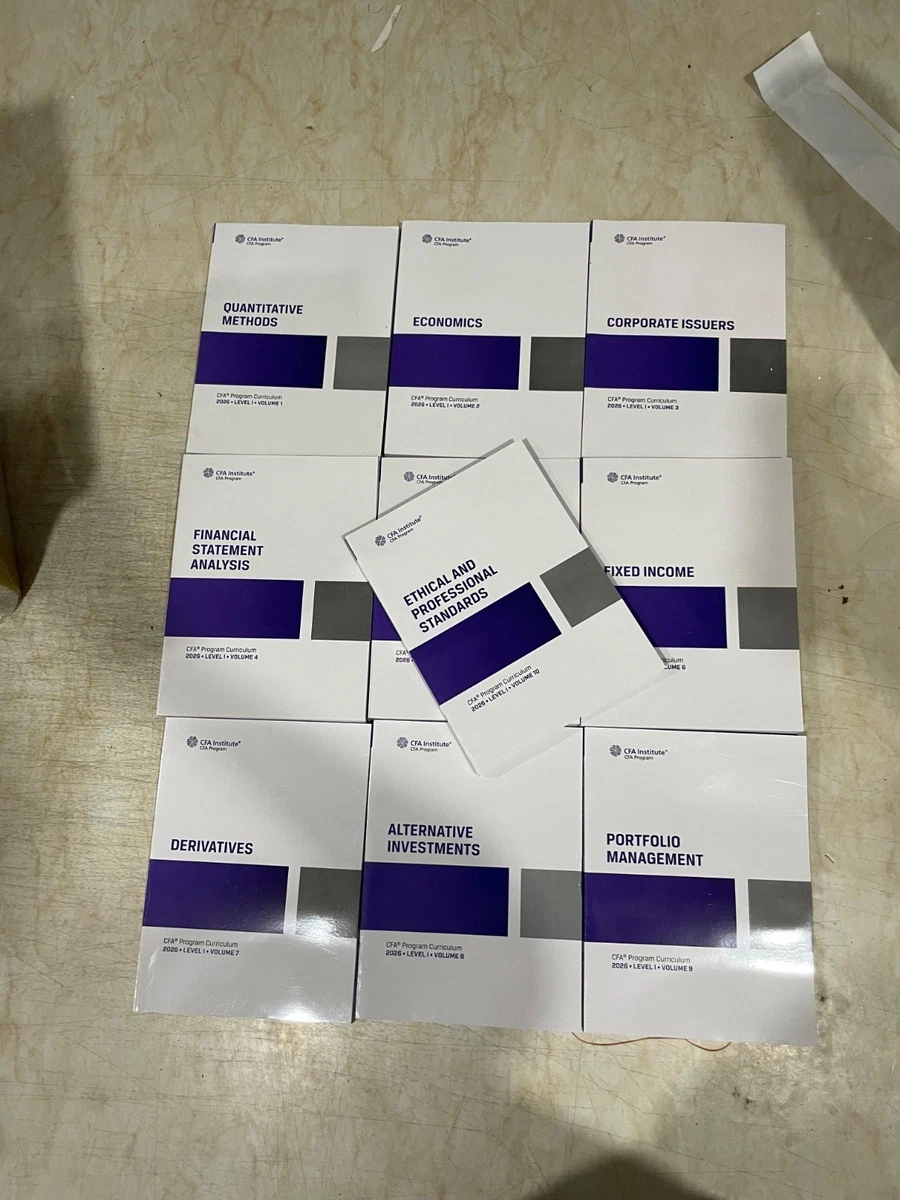 CFA Level 1 Books for sale - eBay