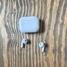 White Bluetooth True Wireless In-Ear Earbuds w/ Charging Case, Built-In Mic