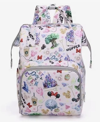 Disney Light Pink BABY DIAPER  PARK HOPPER  BACKPACK Mommy Travel Tote BAG NEW!
