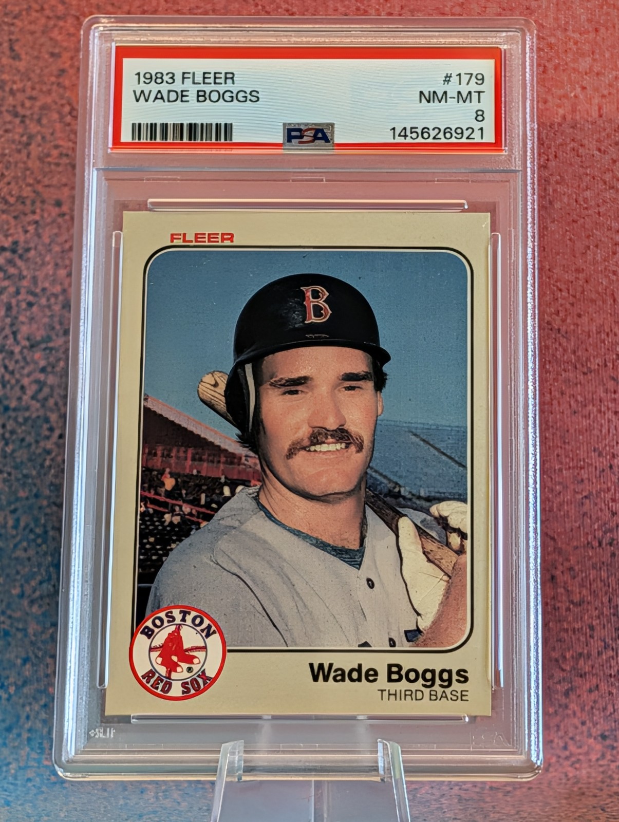 1983 Fleer #179 Wade Boggs PSA 8