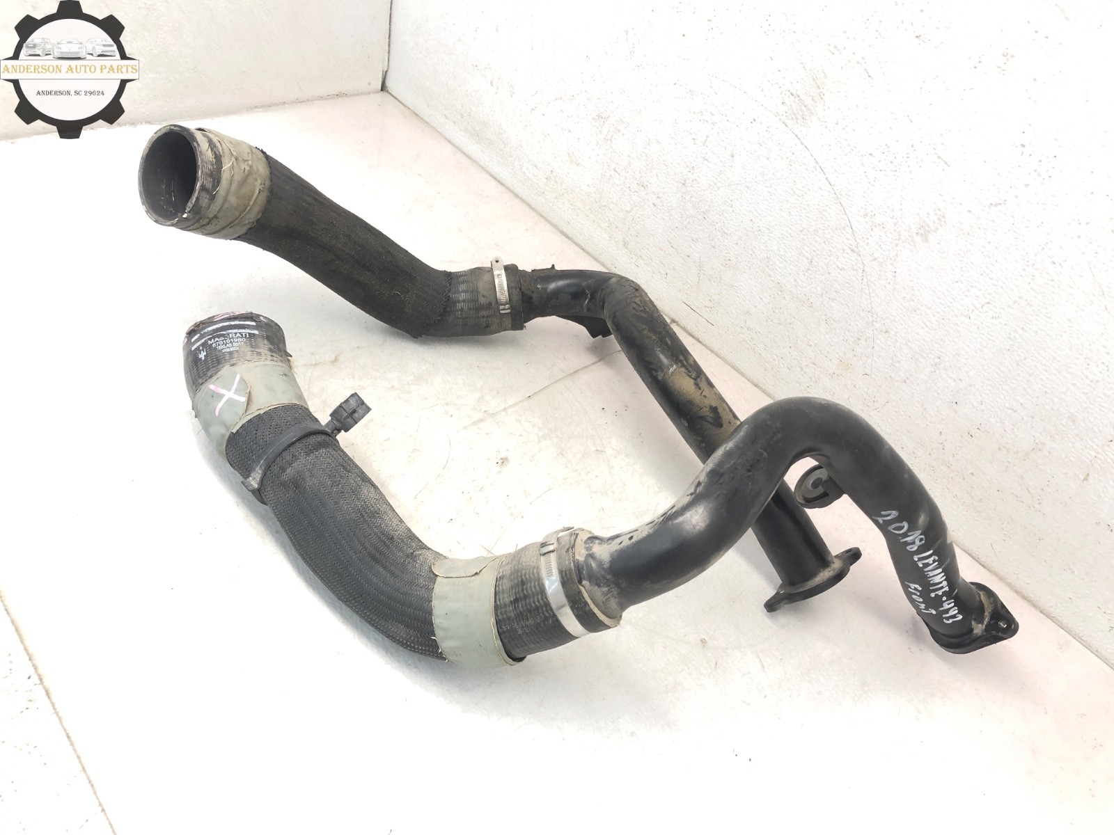 2017-2020 MASERATI LEVANTE 3.0L LEFT RIGHT FRONT INTERCOOLER TUBE DUCT HOSE LOT