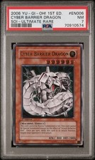 Yu-Gi-Oh! Cyber Barrier Dragon SOI-DE006 1. Auflage Ultimate Rare Euro PSA