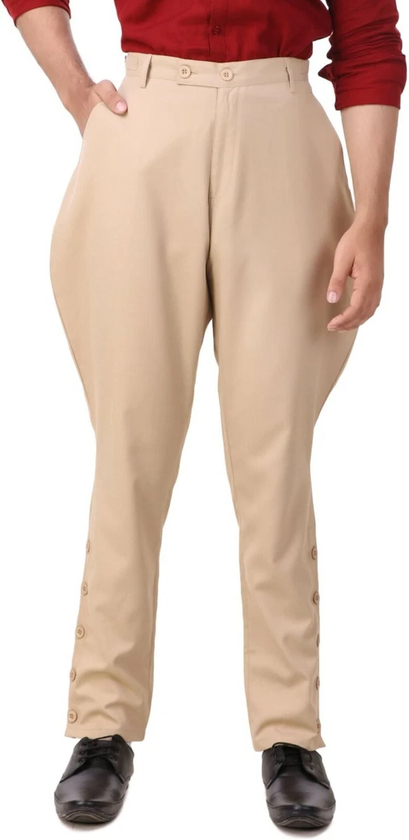 Pantalon Jodhpur Couleur Caramel Taille 42 Femme - Chino - Longueur 77cm - Occasion Très Bon état