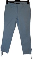 NWT 98 Banana Republic Modern Sloan Pants Women s Sz 2 Sky Blue Viscose Skinny