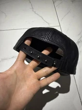 Rick Owens leather snapback