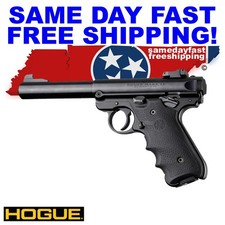 Hogue 79000 Rubber Grip Black with Finger Grooves for Ruger Mark IV