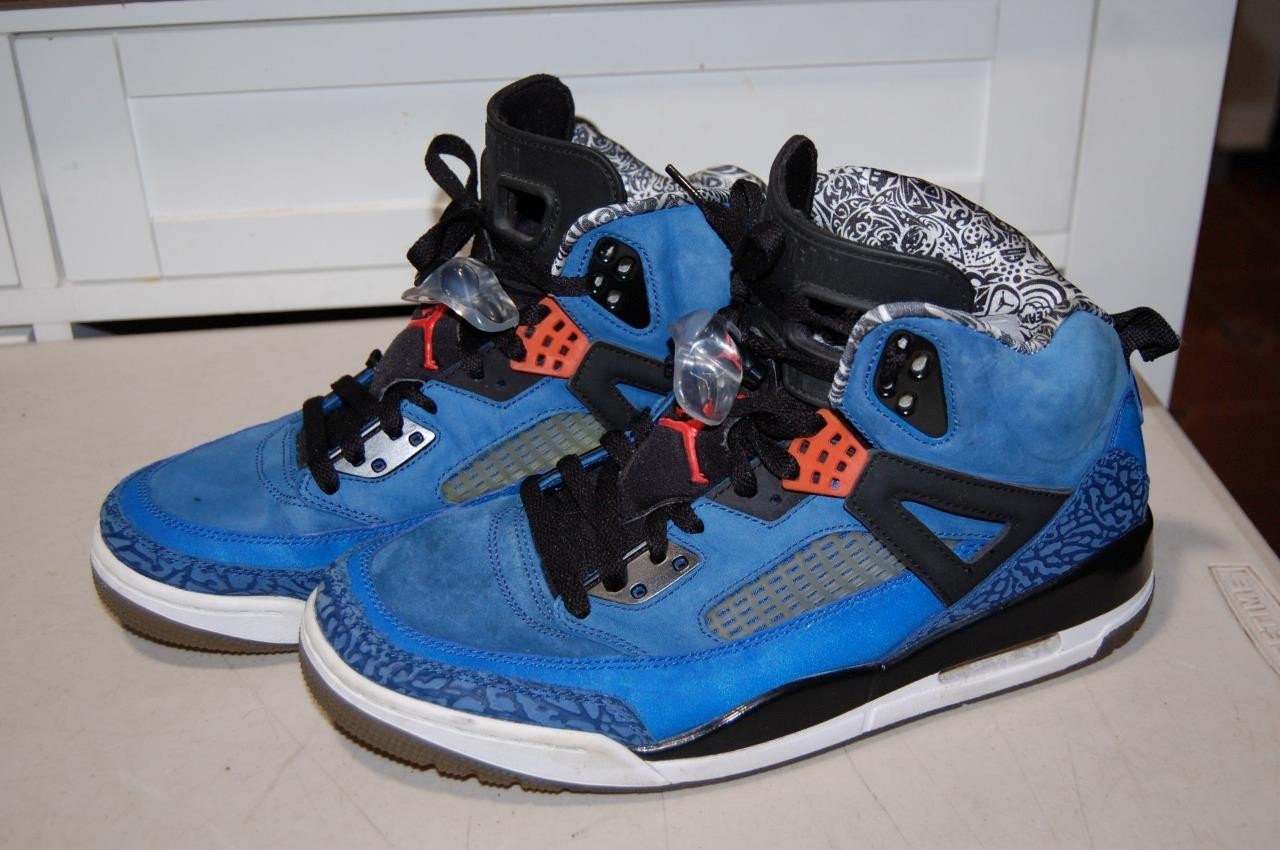 Nike Blue Air Jordan Spizike New York Knicks 315371-405 Men&rsquo;s Size 10.5