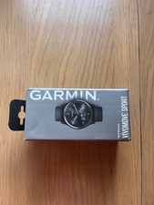 Unisex Garmin Vivomove Sport Hybrid Smartwatch : Black Color