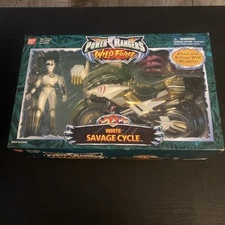 2002 Power Rangers WILD FORCE White Savage Cycle NEW