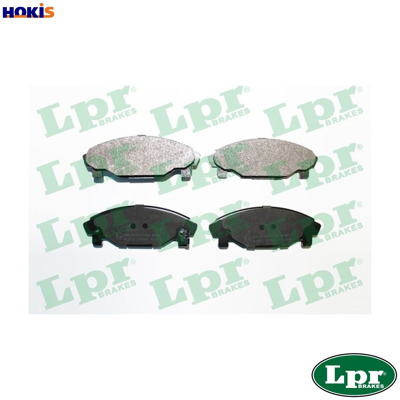 BRAKE PAD SET DISC BRAKE 05P457 FOR DAIHATSU PYZAR/GRAN/MOVE CHARADE/IV/Mk 1.0L
