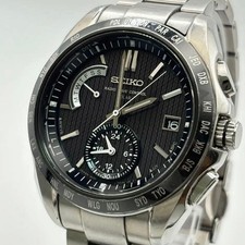 Seiko Brightz 8B54-0AR0 Solar Funk Armbanduhr Japan Gebraucht