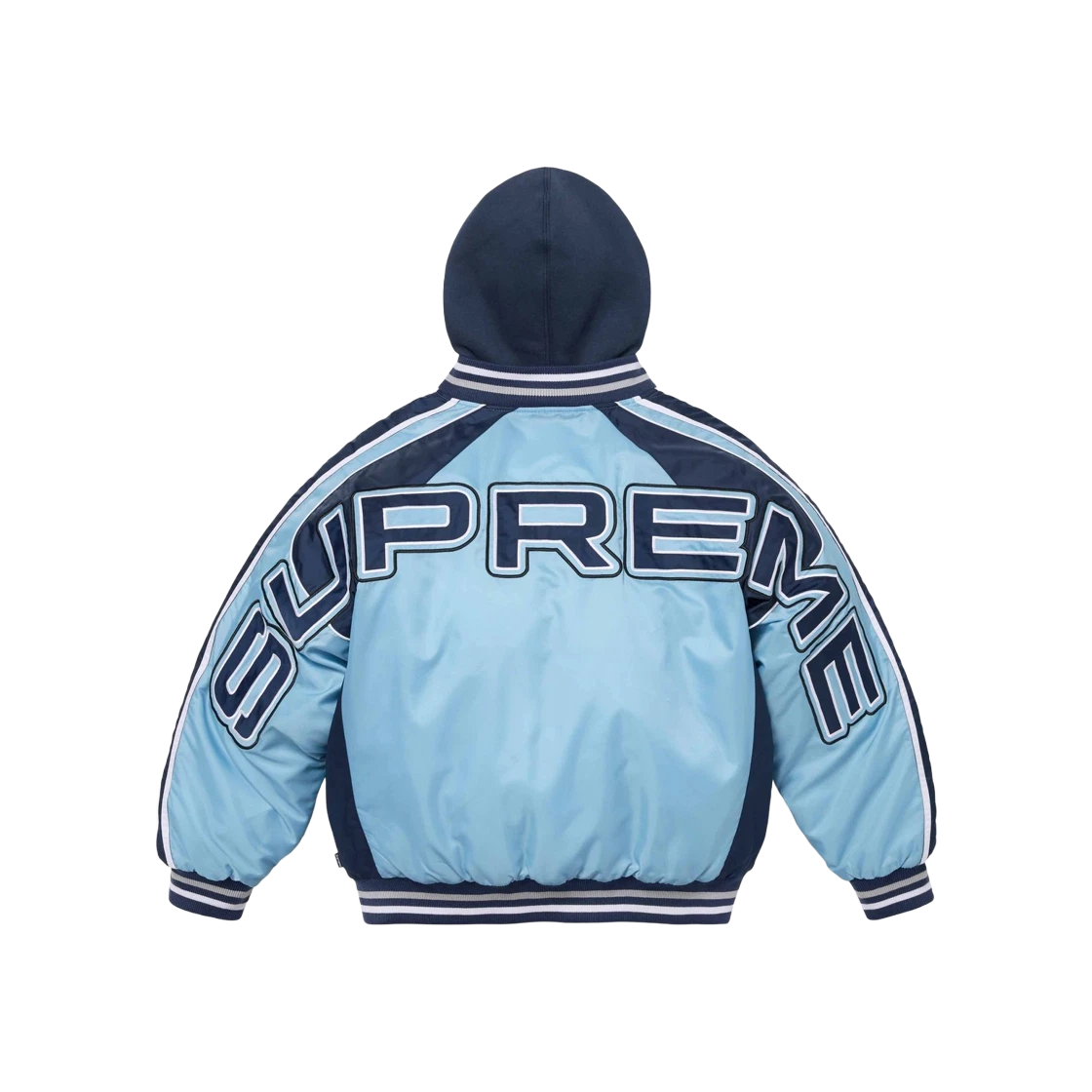 Veste de stade à capuche Supreme bleue   24SS