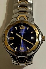 GUESS G65022G WaterPro 100M Blue Dial 42mm Men’s Quartz Watch Stainless Steel