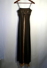 VTG Debut Women Y2K Fairy Grunge Beaded Babydoll Prom Dress Sz S Mesh Whimsigoth