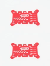 Oregon 2 Pack 556418 Chainsaw Guide Bar and Chain Measuring Tool 