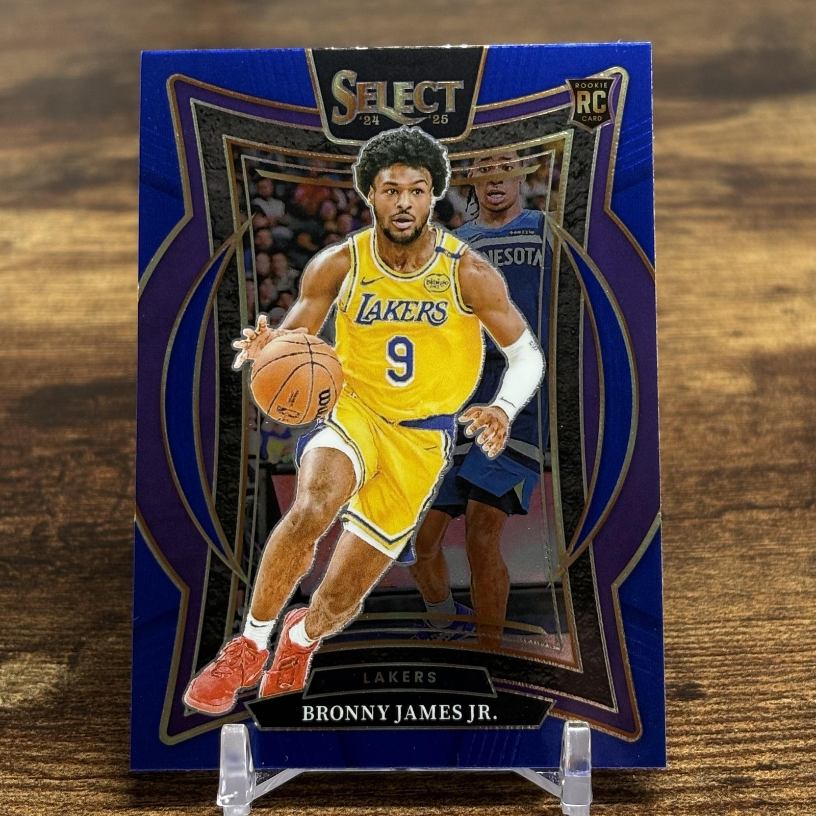 2024-25 Panini Select #90 Bronny James Jr. Blue (Retail) Los Angeles Lakers RC