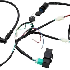 Complete Kick Starter Engine Wiring Harness Loom Kit for 50cc 110cc 125cc 1