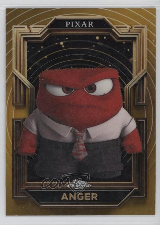 2025 Topps Pixar Gold Anger #59 3m4