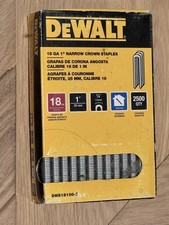 DEWALT 18 Gauge 1" Narrow Crown Staples